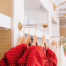 Load image into Gallery viewer, Hooks & Rods / Brass + Acrylic Valet Rod