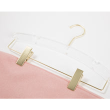 Load image into Gallery viewer, Hangers / Gold &amp; Acrylic Pant Hanger
