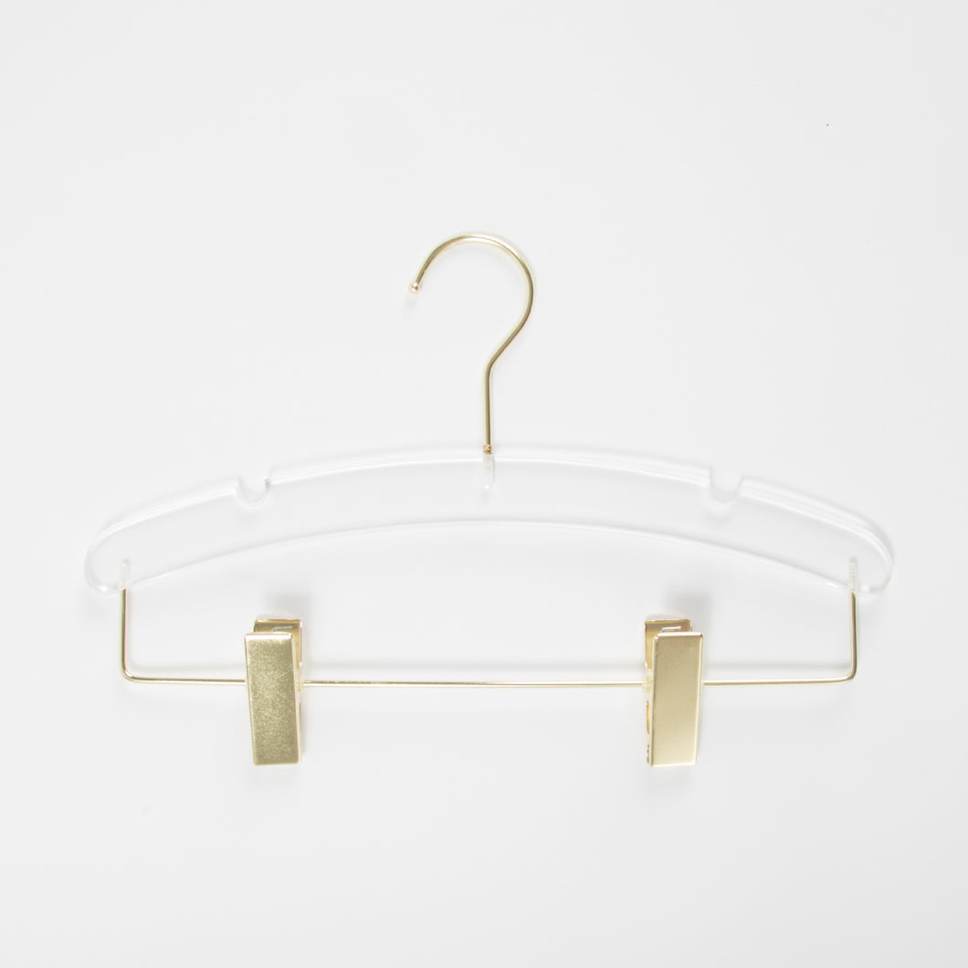 Hangers / Gold & Acrylic Pant Hanger