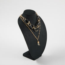 Load image into Gallery viewer, Suede Jewelry Neck Form
